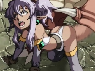 Cute hentai gangbanged by monsters