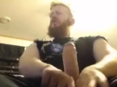 Big Dick Ginger Shoots Out A Massive Load