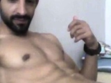 Big-Cock Turkish Hunk Cums on Webcam