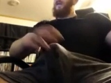 Muscular Ginger Daddy Strokes His Big Cock