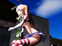 Foxy 3d Superwoman Bounces Up And Down On A Cock
