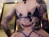 Stacked brunette goes solo toys and masturbation