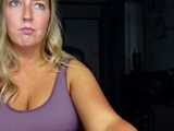 Amateur blond girl with big boobs getting fucked