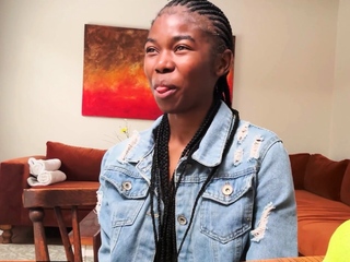 I knew this 18YO EBONY wanted LA bad
